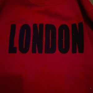 VINTAGE Red crewneck